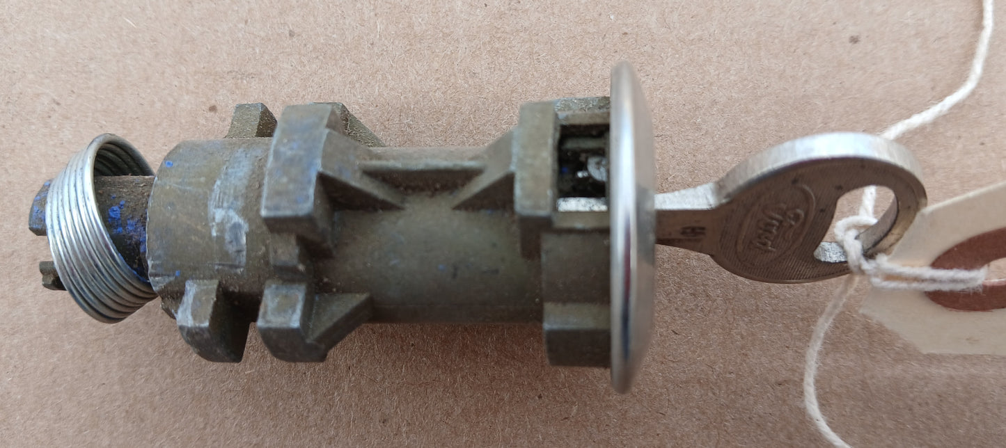 1960s Ford Trunk Lock with Key Doublesided