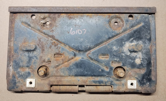 1960s GM flip down license plate bracket