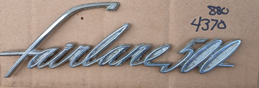 1961 Ford Fairlane 500 Script