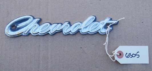 1965 Chevrolet Impala Belair Biscayne Caprice Wagon grille script