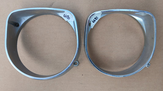 1966 Buick Electra Headlight Bezels Pair