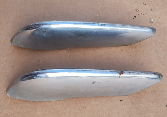 1966 Chevrolet Impala Belair Biscayne Wagon Caprice front bumper guards lower pair