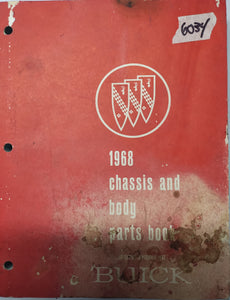 1968 Buick Chassis and Body Parts Book