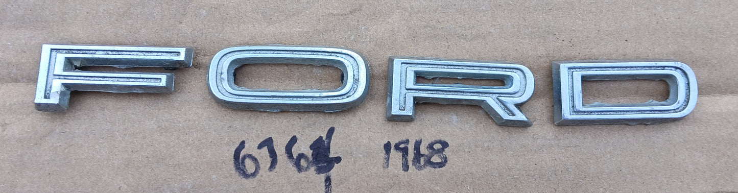 1968 FORD Letters