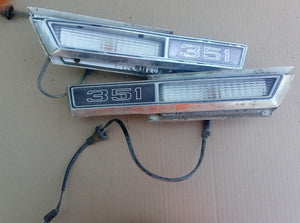 1969 Ford Galaxie cornering lens assy pair 351