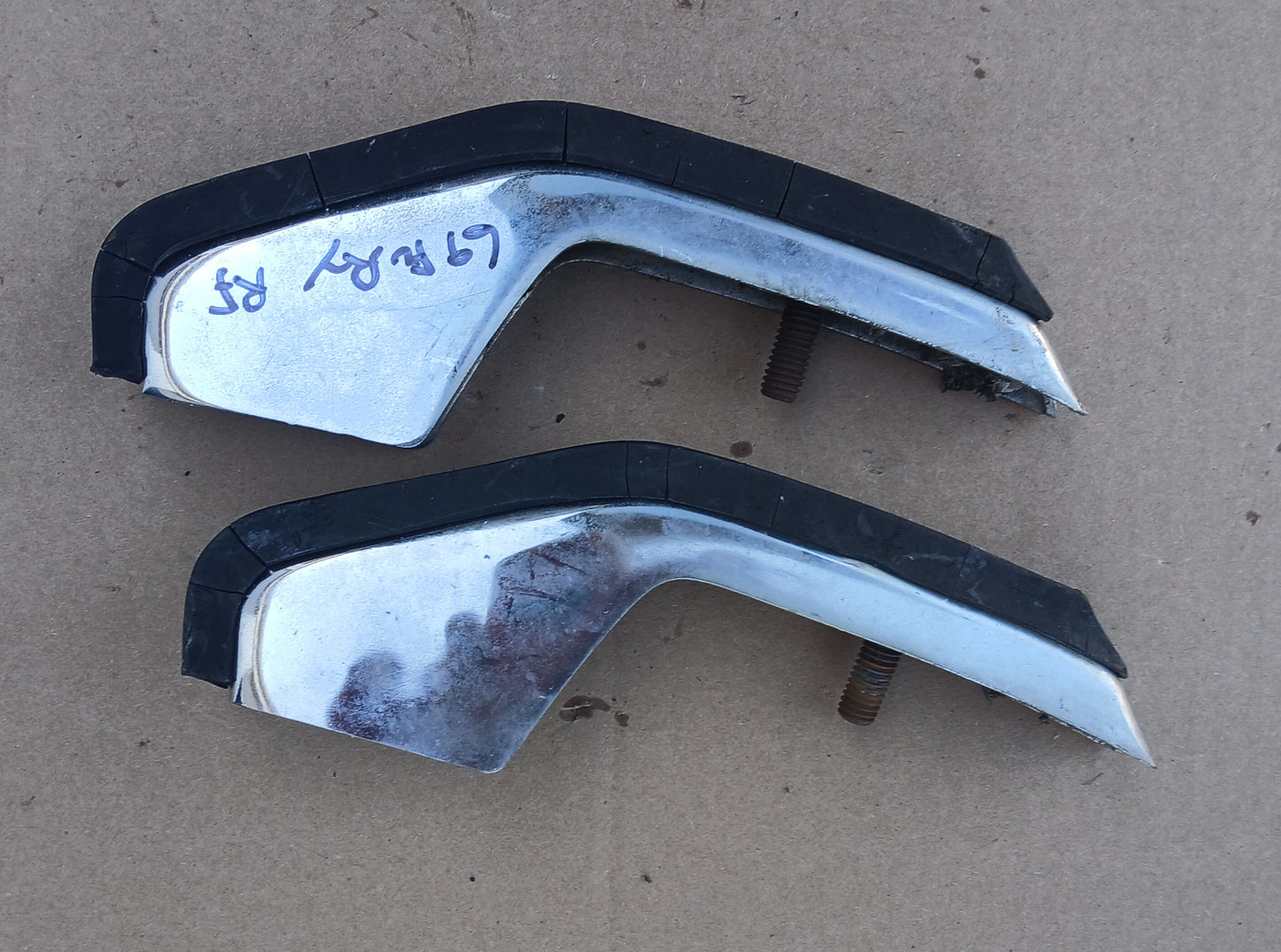 1969 Plymouth Fury Front Bumper Guards Pair