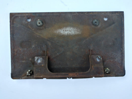 1970s GM swingdown fuel door/license plate bracket