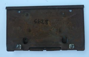 1970s GM swingdown fuel door/license plate bracket