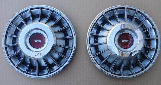 1972-73 Ford Gran Torino Brougham Wheel Covers Pair