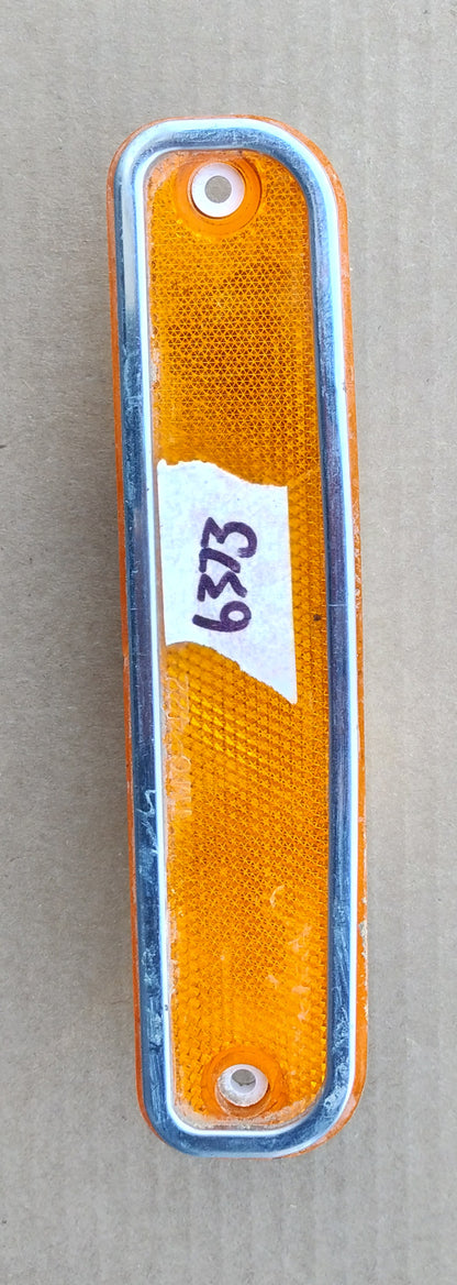 1973-80 Chevrolet truck side marker light amber w trim