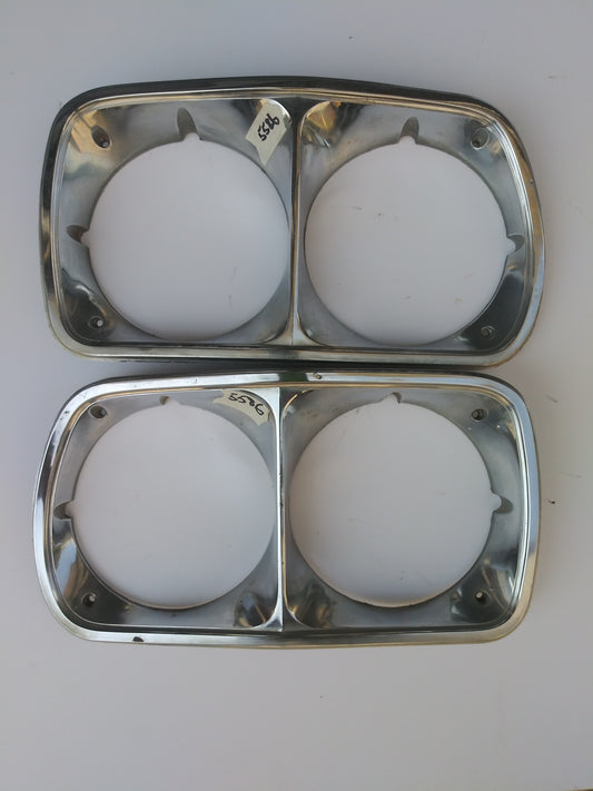 1973 Ford Torino Ranchero headlight bezels pair