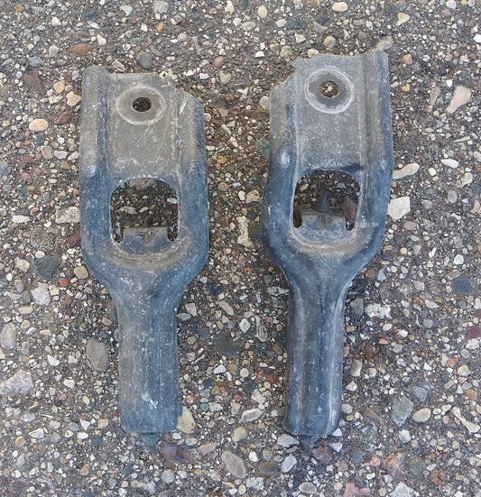 1972 Ford Torino Ranchero upper radiator brackets pair