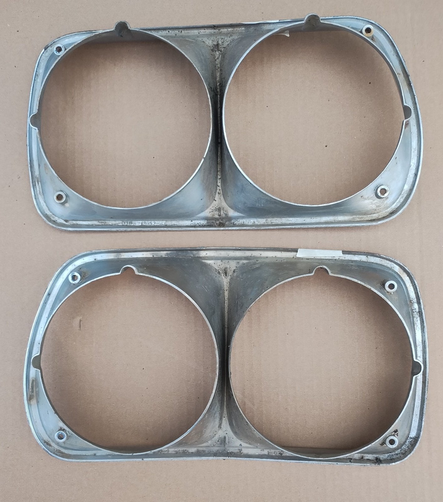 1974 Ford Ranchero headlight bezels pair