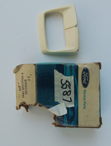 1976 Ford seat belt extension holder white