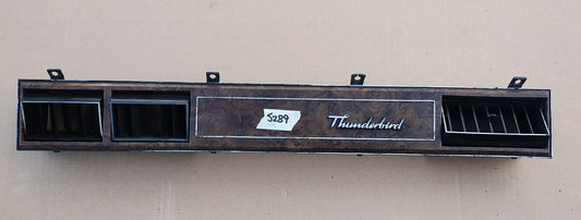 1978 Ford Thunderbird dash plate AC