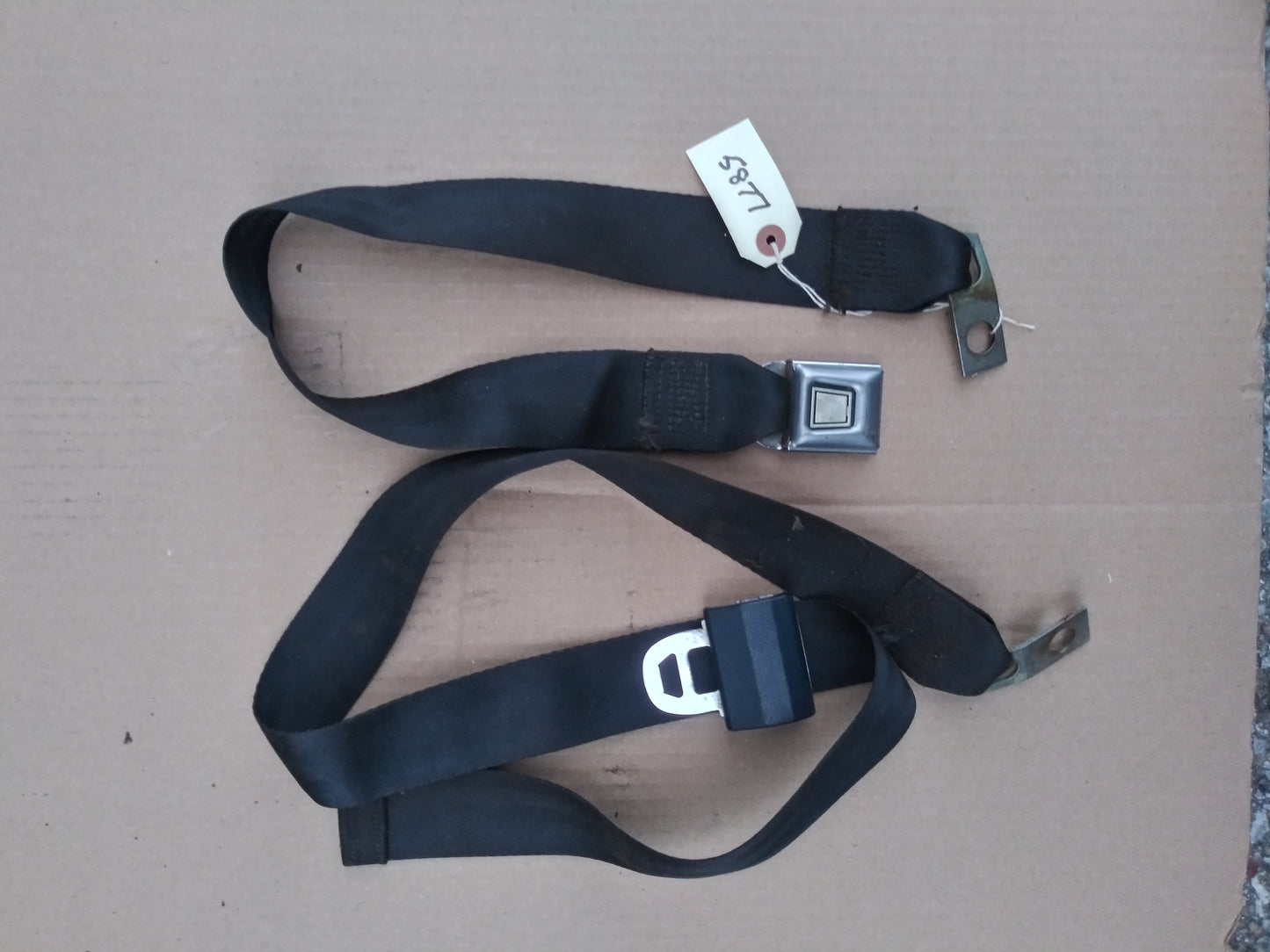 GM (possibly) seat belts one set blue