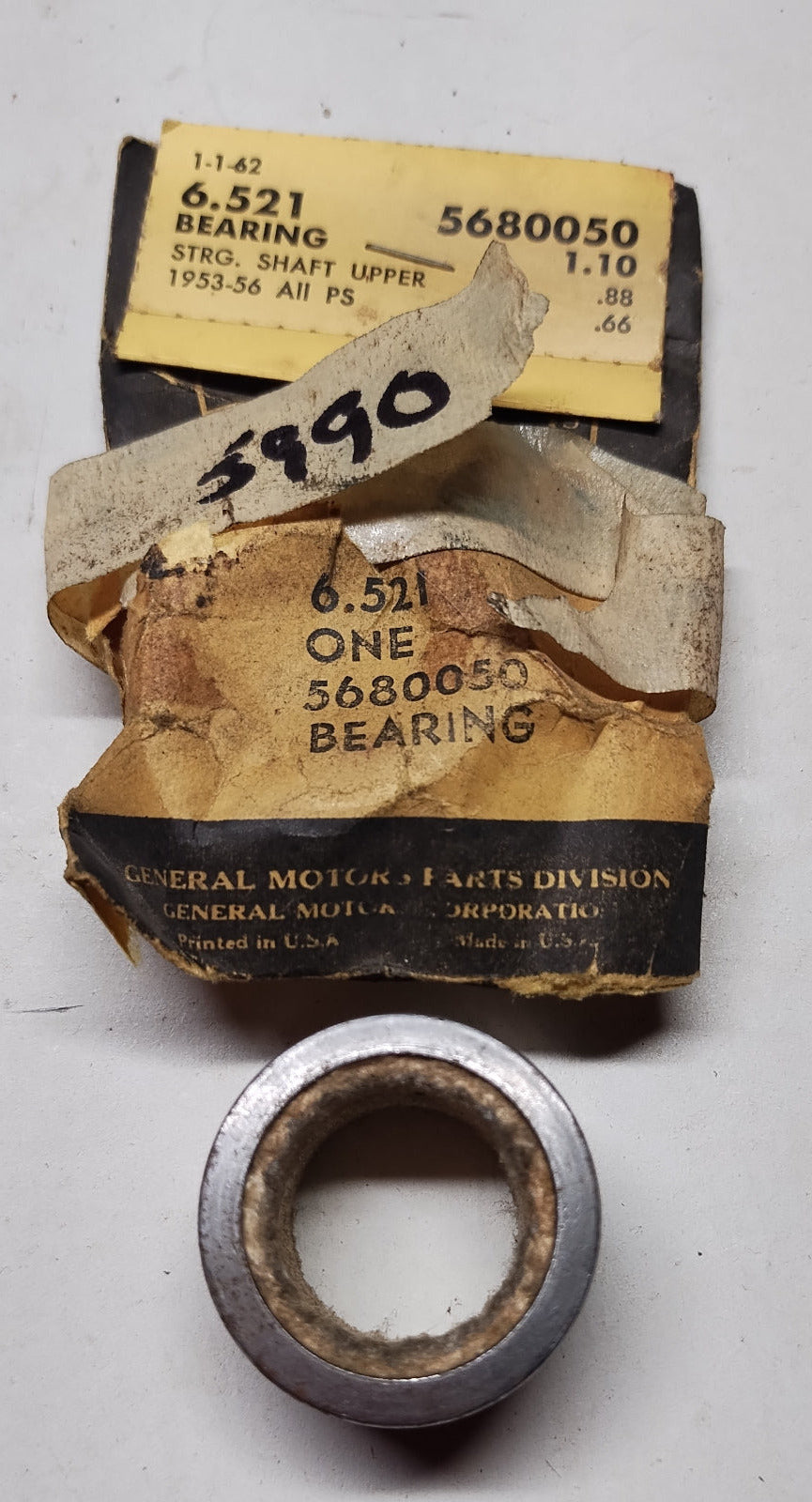 GM steering shaft bearing upper NOS