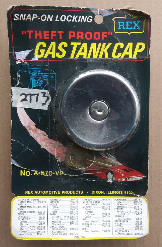 REX Locking Gas Cap A-570-VP