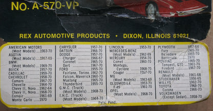 REX Locking Gas Cap A-570-VP