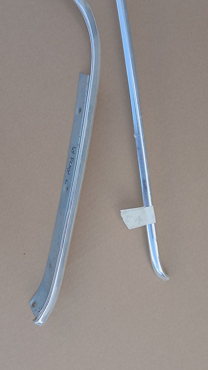 1964 Chevrolet ElCamino Roof Drip Rail Mouldings Pair