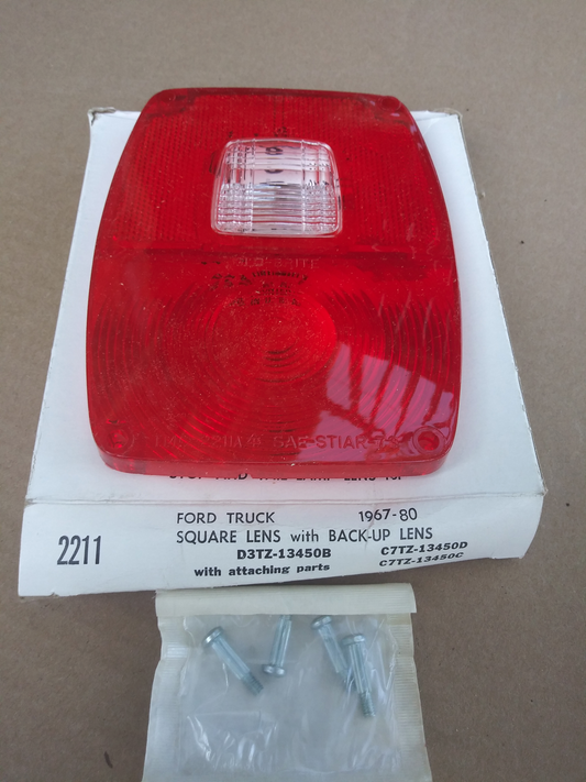 1967-80 Ford F Series stepside taillight lens NIB