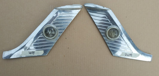 1955 Mercury rear quarter sail panel trim