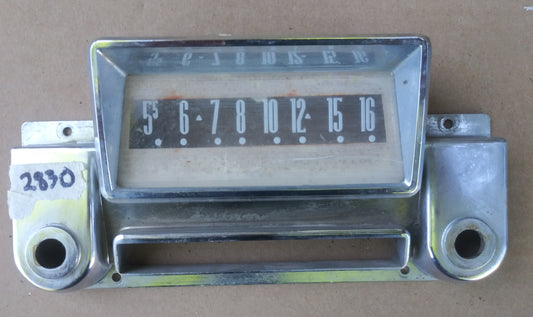 1956 Mercury AM radio faceplate