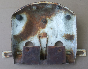 1955-56 Mercury rear flipdown fuel door