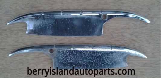 1956 Pontiac door handle scuff plates pair