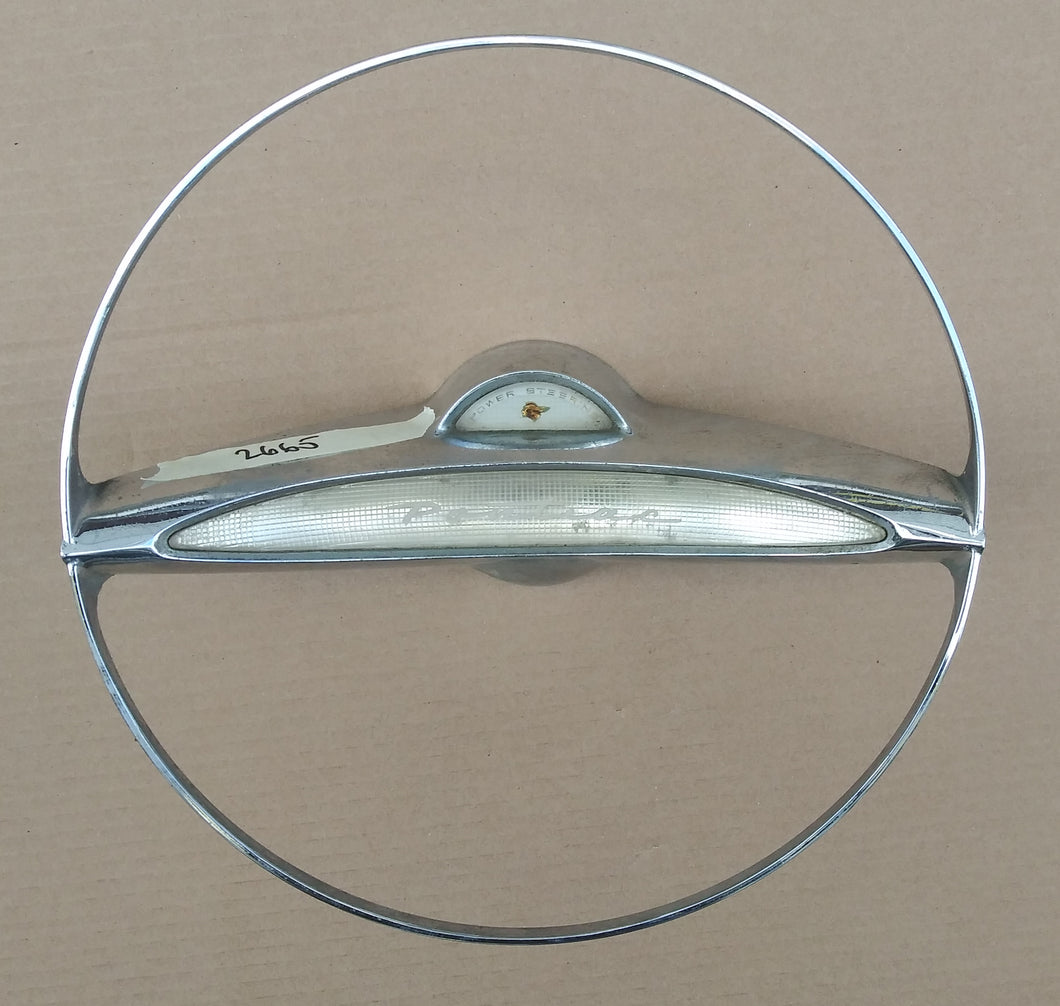 1957 Pontiac horn ring power steering