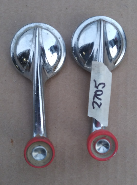 1959 Pontiac window crank handles pair