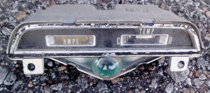 1960 Dodge Seneca fuel oil temp amps gauges 2 pc