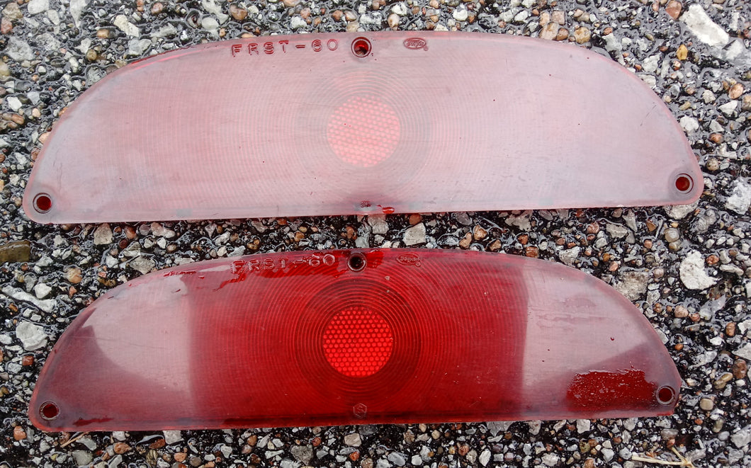 1960 Ford Galaxie taillight lenses pair