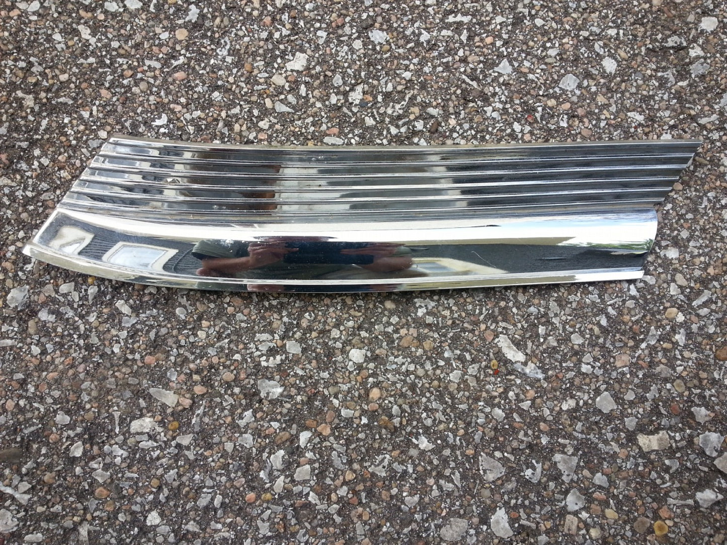 1961 Ford Galaxie Town Sedan C pillar base trim RH