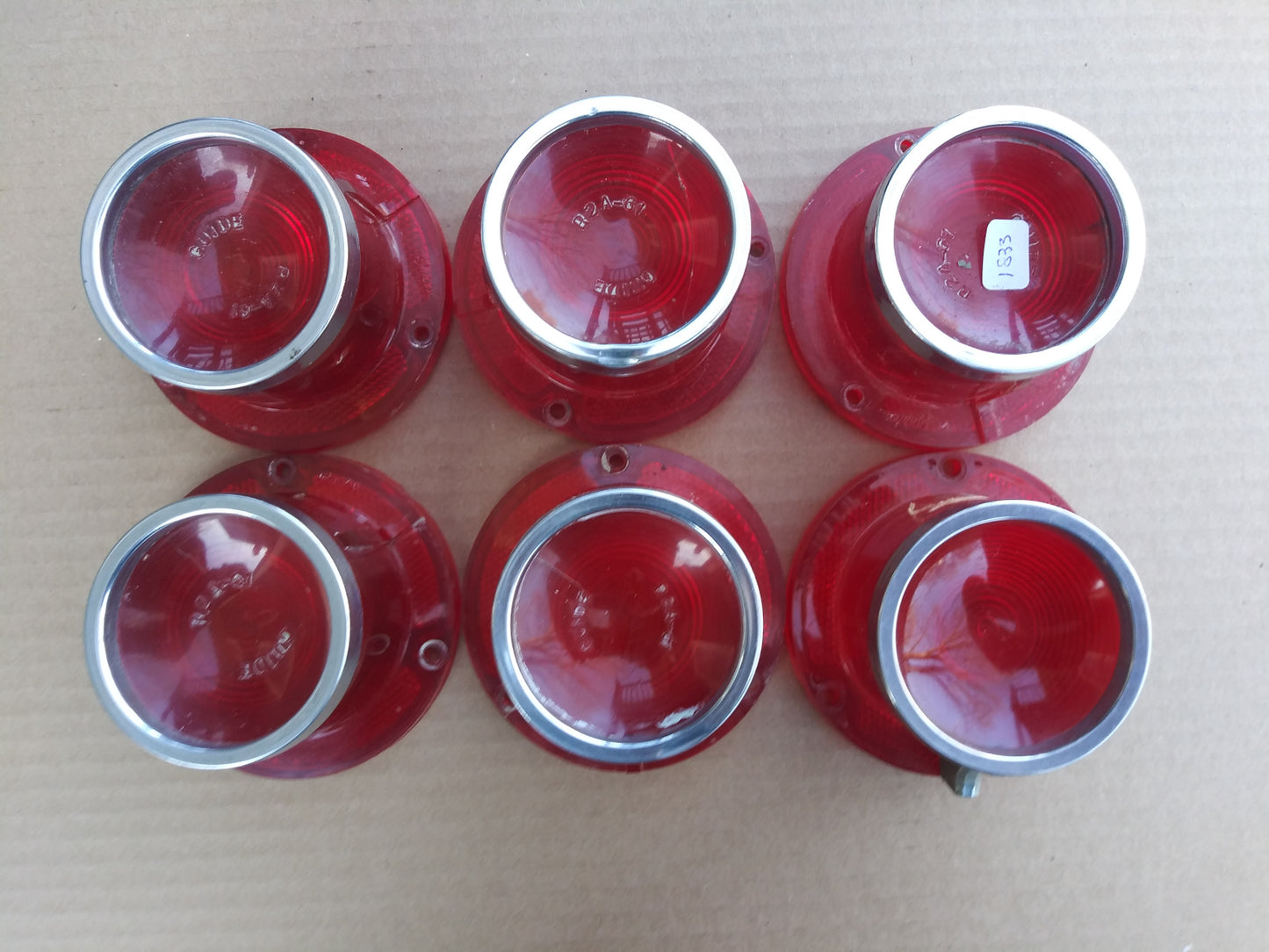 1961 Pontiac Catalina/Ventura taillight lenses set