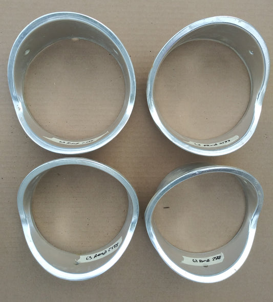 1963 Rambler Classic headlight bezels set of 4