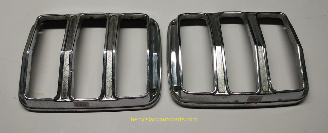 1964-66 Ford Mustang tailight bezels pair