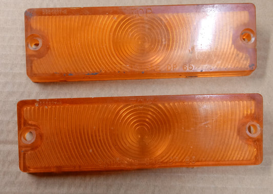 1965 Chevrolet Impala Belair Biscayne turn signal lenses pair