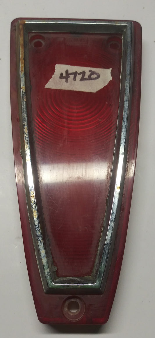 1965 Mercury Monterey taillight lens lower