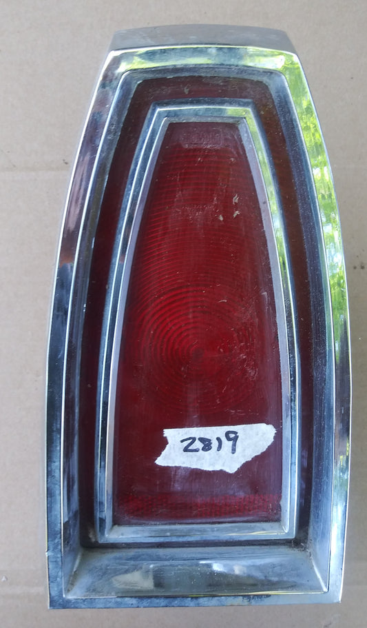 1965 Mercury taillight assembly upper