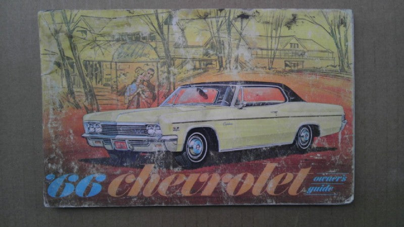 1966 Chevrolet owners manual