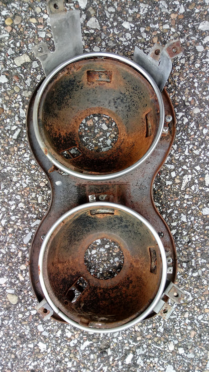 1967 Ford Galaxie headlight buckets and bracket driver side