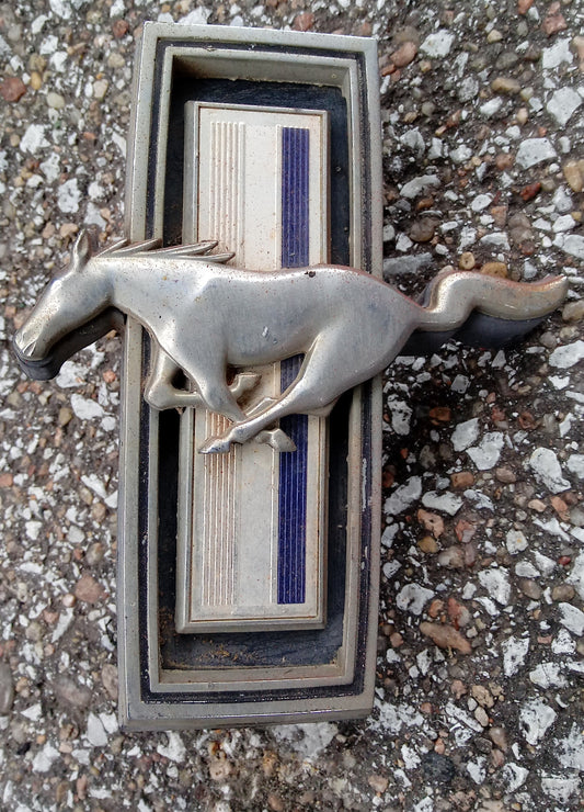 1969 Ford Mustang grille emblem