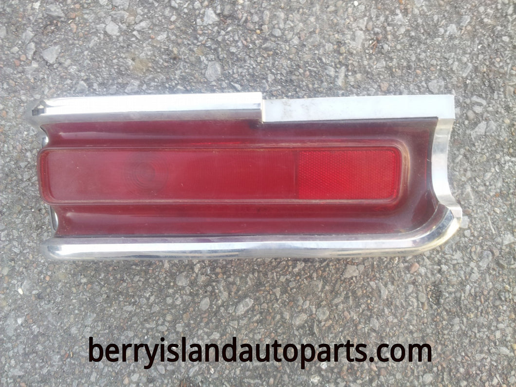 1969 Plymouth Fury I and II taillight assembly driver side