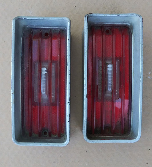 1970 Chevrolet Caprice Impala backup light lenses pair