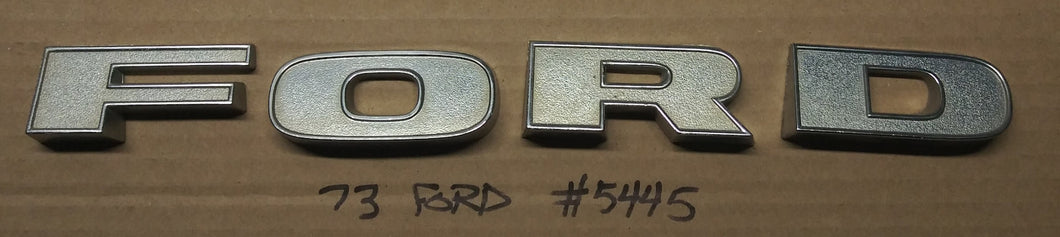 1973 FORD letters
