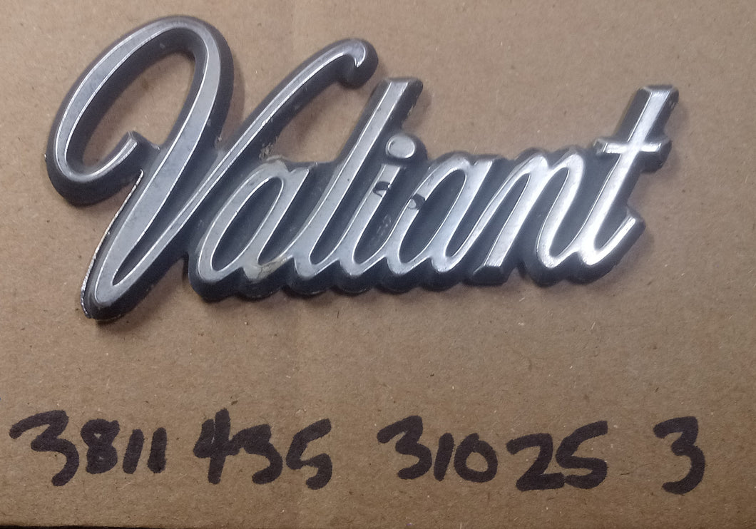 1975-1976 Plymouth Valiant Front Fender Nameplate Emblem