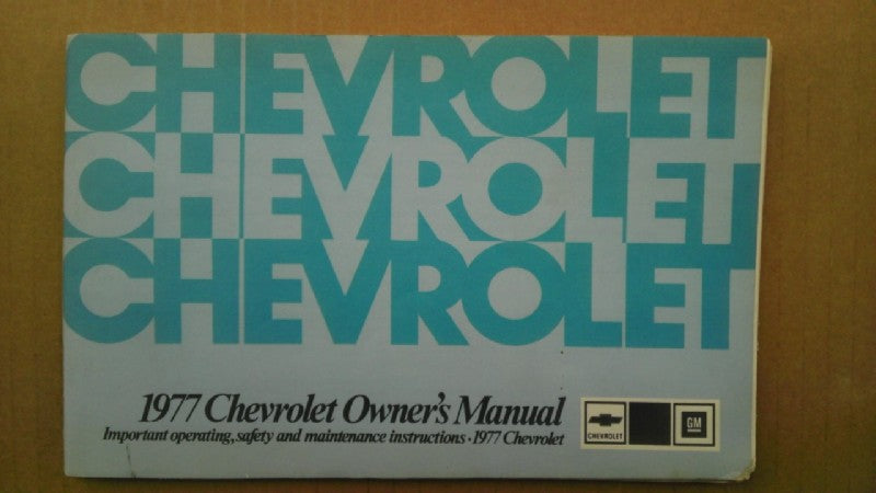 1977 Chevrolet owners manual