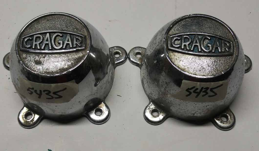Cragar center caps pair